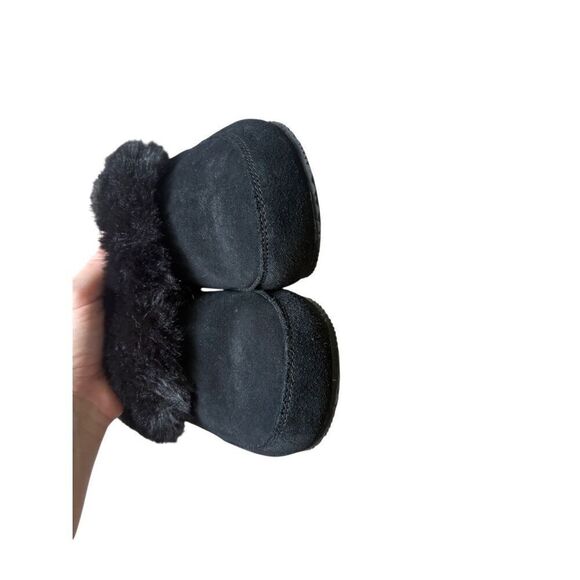 Sorel Go Coffee Run Faux Fur Slippers size 8 Black - Picture 7 of 10